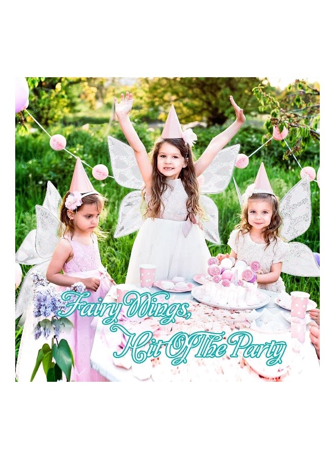 Butterfly Fairy Wings for Adult Kids Wings for Women Girls Sparkle Dress Up Party Favor Fairy Princess Wings Costume Fancy