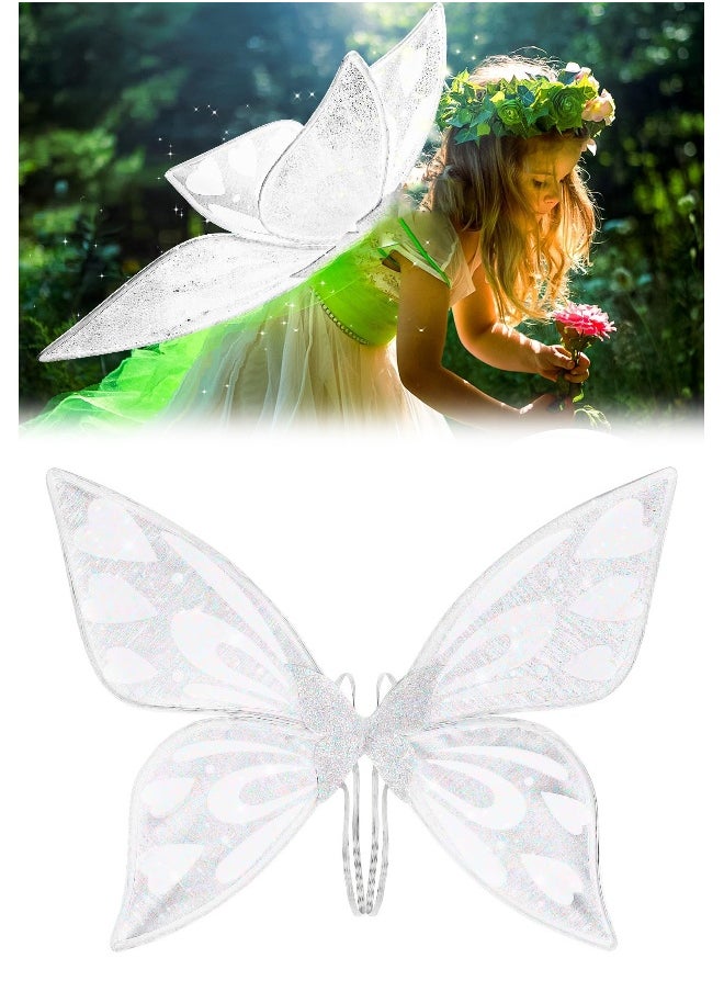 Butterfly Fairy Wings for Adult Kids Wings for Women Girls Sparkle Dress Up Party Favor Fairy Princess Wings Costume Fancy