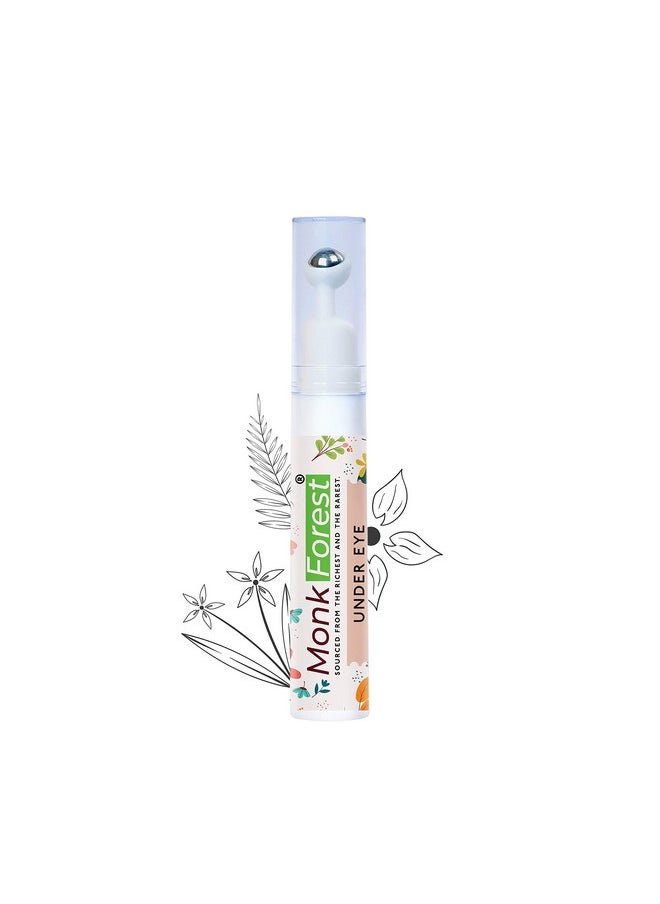 Under Eye Cream: 15Ml Roll-On For Dark Circles, Puffiness & Wrinkles - Cooling Massage Roller, All Skin Types