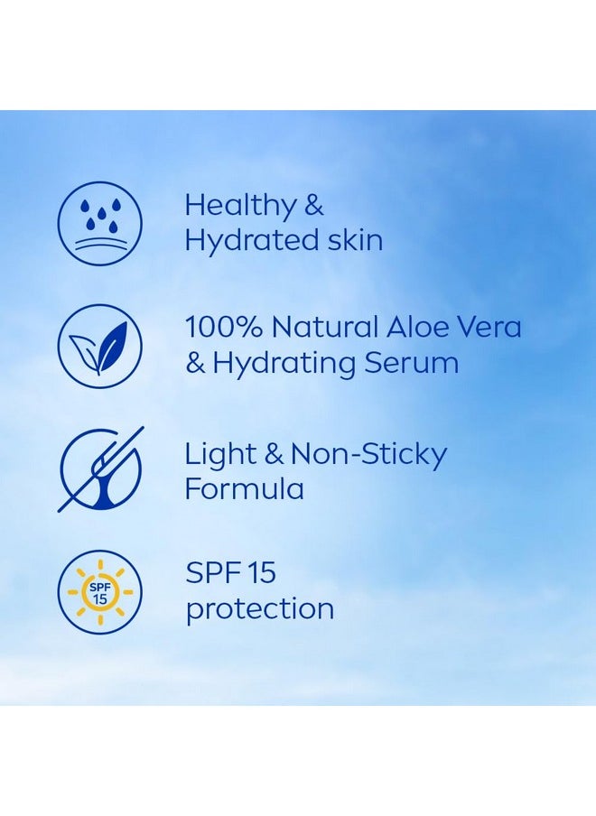 Aloe Protection Body Lotion 400 Ml | Spf 15 | Aloe Vera Extracts | Dep Moisture Serum | Men And Women | All Skin Type