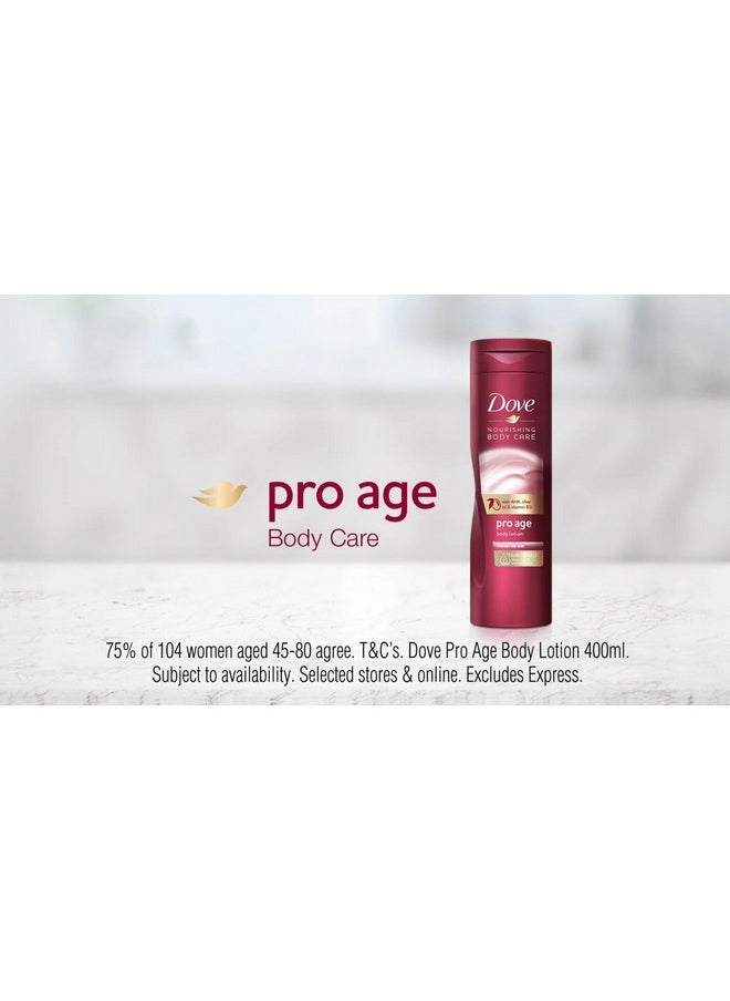 Body Love Pro Age Body Lotion For Mature Skin 48Hrs Moisturisation, Paraben Free, With Vitamin B3 & Olive Oil, For Nourished Radiant Skin 400 Ml, Pink
