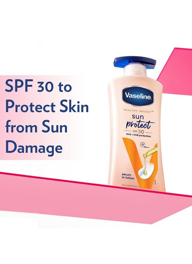 Sun Protect Spf 30 Body Lotion, Reduces Tan Lines In 7 Days, Uva + Uvb Pa+++ Sun Protection, 600Ml