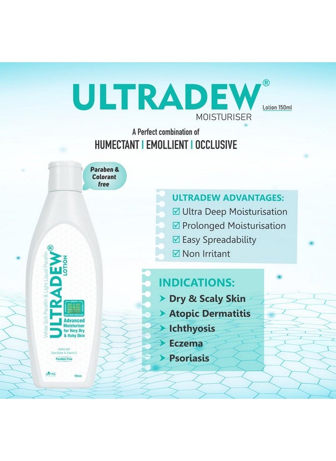 Ultradew Moisturising Lotion For Very Dry And Itchy Skin- 150Ml.