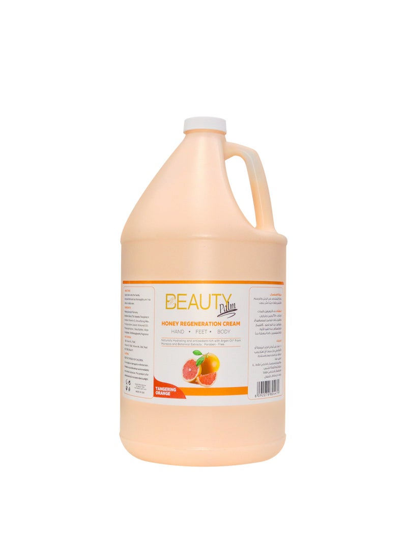 Beauty Palm Honey Regeneration Cream | Tangerine Orange 1 Gallon