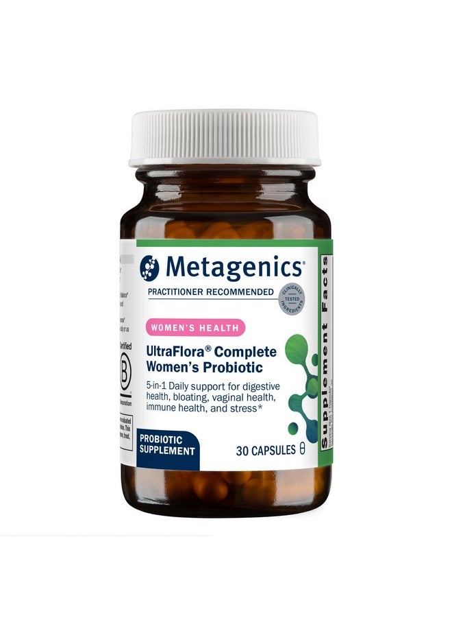 Metagenics Ultraflora Complete Women's Probiotic - 5-in-1 Multi-Benefit Probiotic for Women* - Supports Digestive, Immune, Vaginal, Urogenital Health* - 30 Capsules