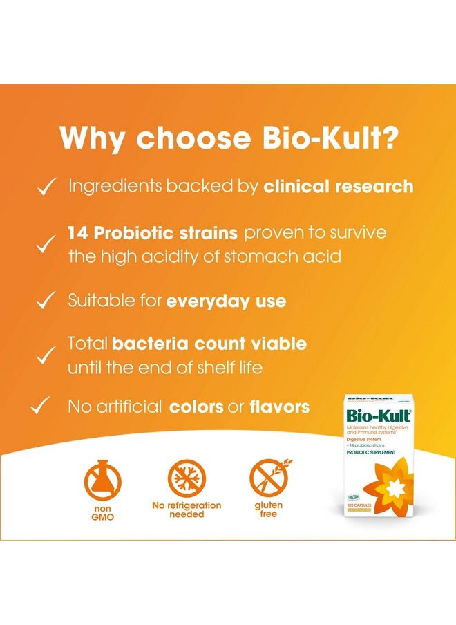 2 X PROTEXIN BIO-KULT ADVANCED PROBIOTIC FORMULA 120 TABLETS BIOKULT YEAST by Bio-Kult