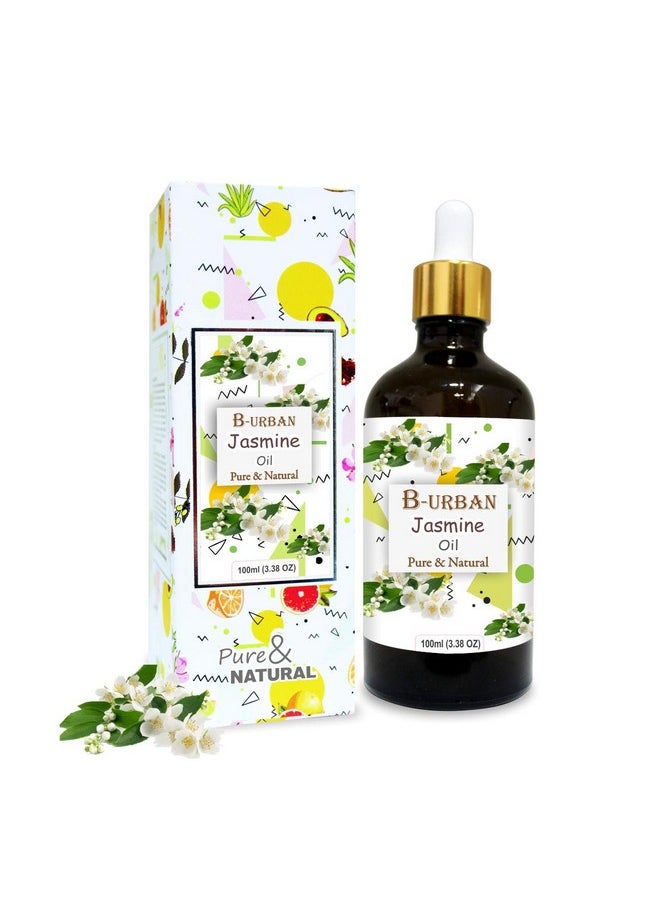 Jasmine (Jasminun Officinale.) 100% Pure & Natural Undiluted Essential Oil Organic Standard Steam Distilled Oil For Moisturize & Nourish Skin, Room Freshner/Diy Oil For Face & Body Oil-100Ml