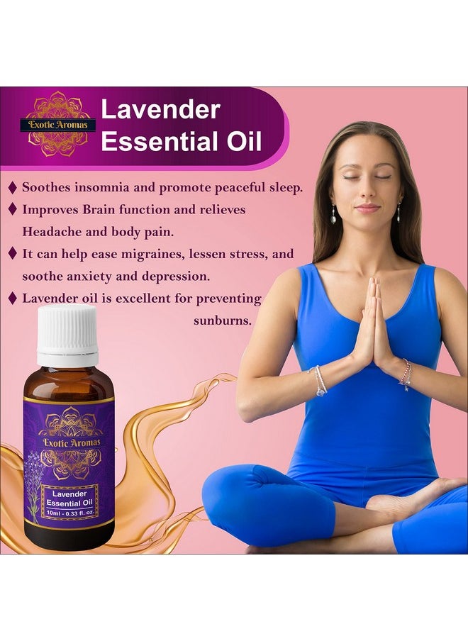 Lavender Essential Oil & Rose Oil, Pack Of 2