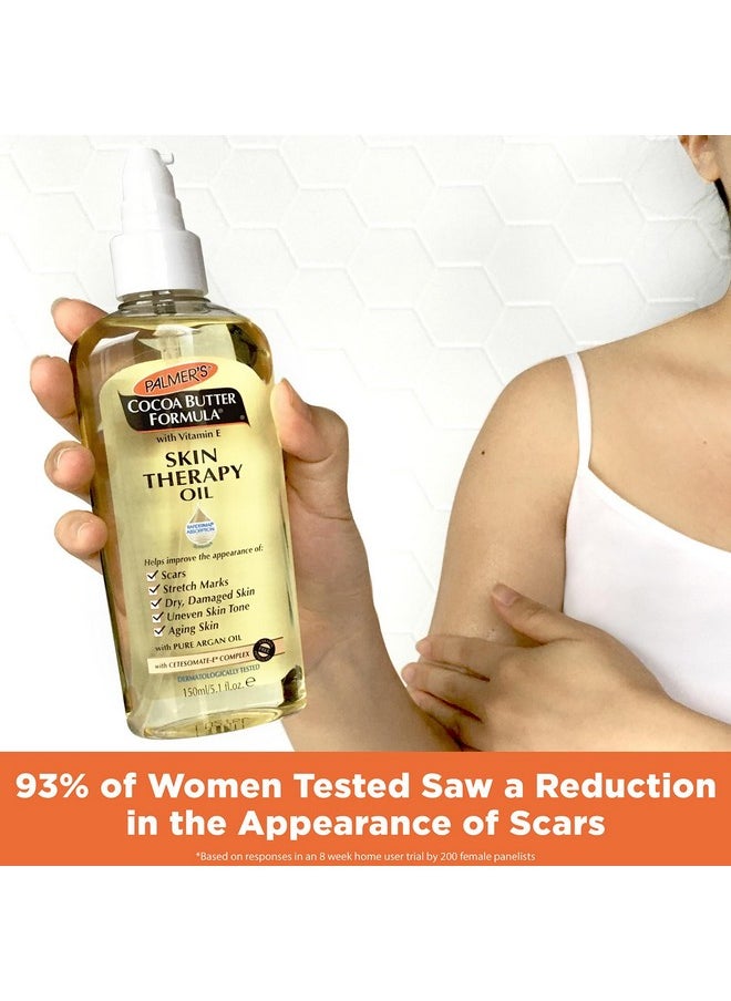 Cocoa Butter Skin Therapy Oil For Scars, Stretch Marks, Uneven Skin Tone & Ageing Skin - 150Ml