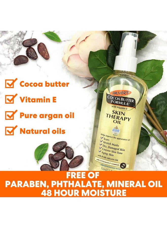 Cocoa Butter Skin Therapy Oil For Scars, Stretch Marks, Uneven Skin Tone & Ageing Skin - 150Ml