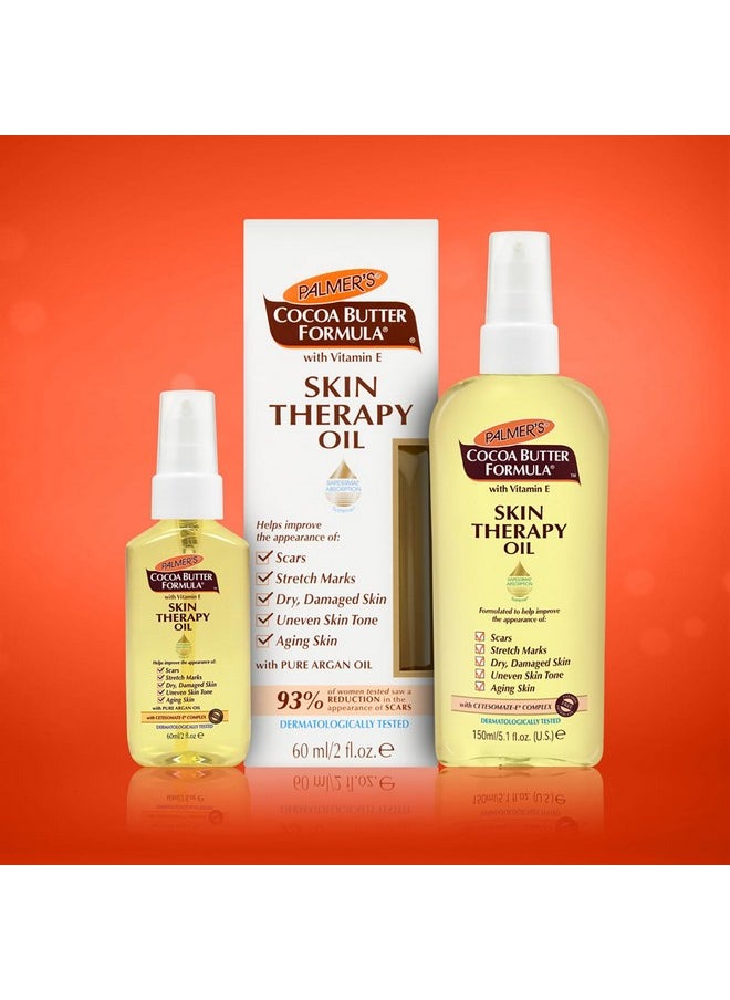 Cocoa Butter Skin Therapy Oil For Scars, Stretch Marks, Uneven Skin Tone & Ageing Skin - 150Ml