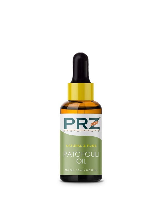 Patchouli Essential Oil - Pure Natural & Therapeutic Grade Oil For Aromatherapy, Skin Care & Hair Care, 15 Ml