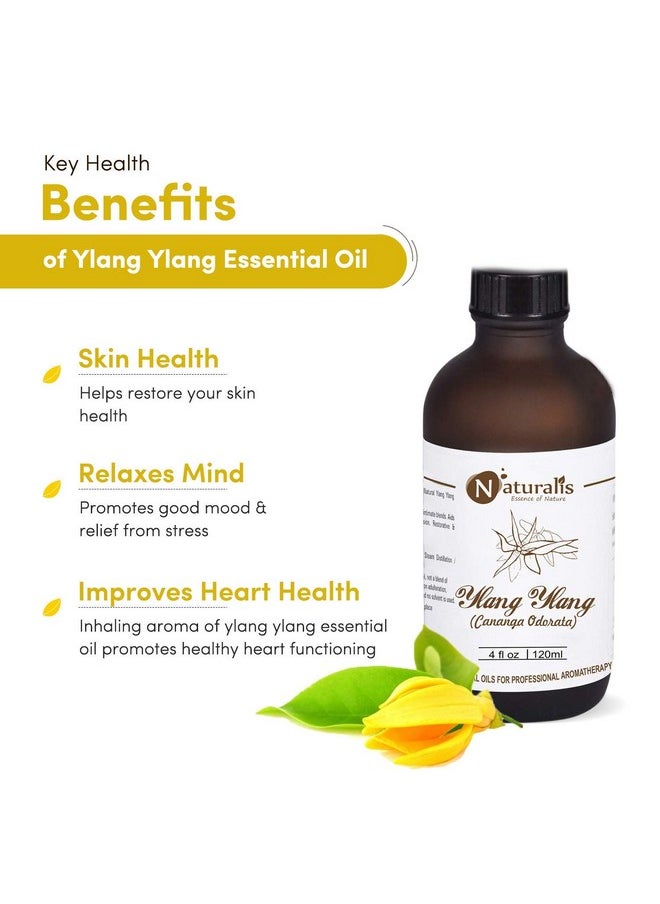 Essence Of Nature Ylang Ylang Essential Oil For Hair And Skin Care - 120Ml