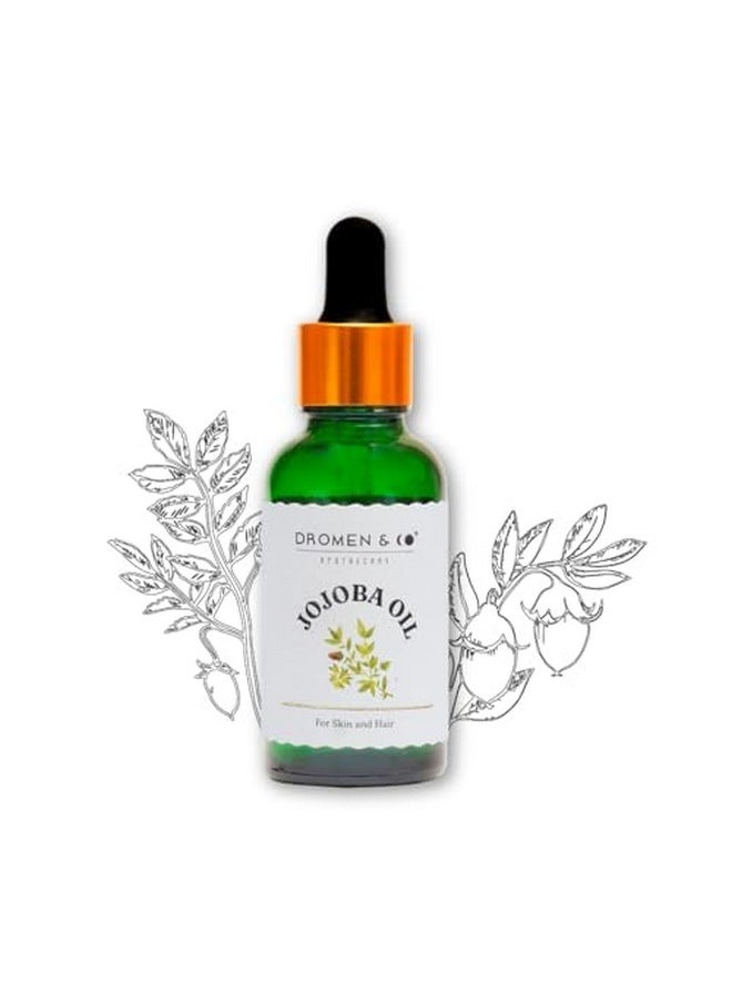 Jojoba Oil For Hair & Skin | 100% Pure & Natural Wood Pressed | Enriched With Vitamin Minerals & Fatty Acids -30 Ml