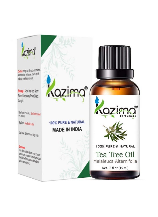 Essential Oils - Rosemary Oil, Lavender Oil & Tea Tree Oil (Combo Pack Of 3) 15 Ml Each