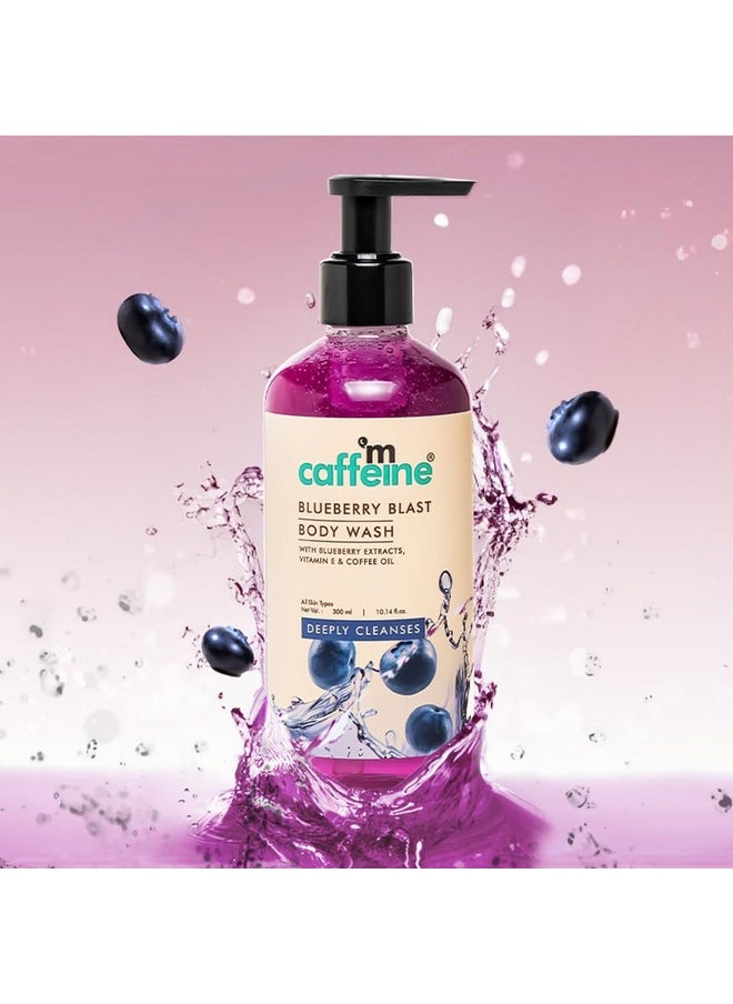 Blueberry Blast Body Wash With Fruity Fresh Blueberry Long Lasting Fragrance|Deep Cleansing & Detan For Soft & Smooth Skin|Fragrance Body Wash For All Skin Types|For Men & Women - 300 Ml