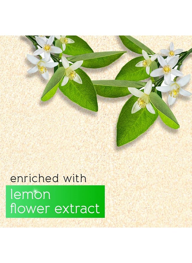 Pure & Gentle Lemon Flower Extract Body Wash With Glycerin, Dermatogically Tested, 100% Soap Free Shower Gel,Imported,500 Ml (Free Loofah)