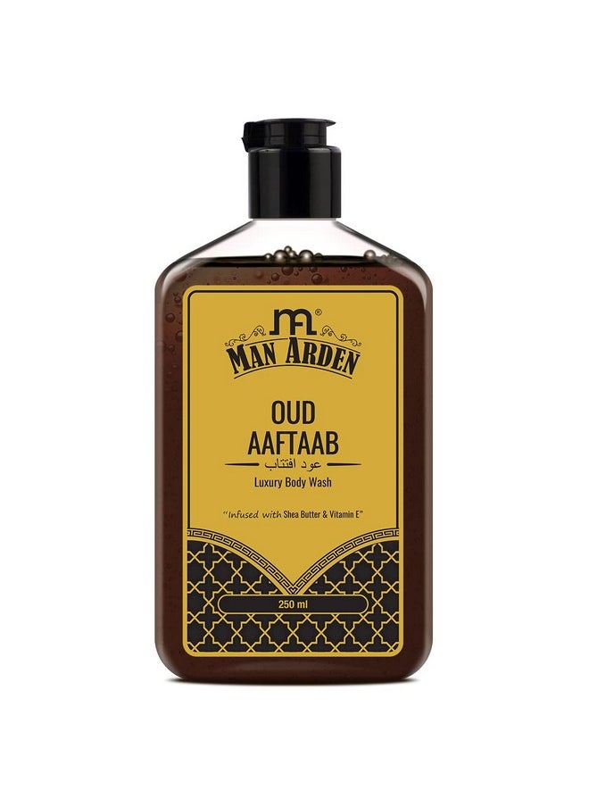 Oud Aaftaab Luxury Body Wash Infused With Shea Butter & Vitamin E, 250Ml