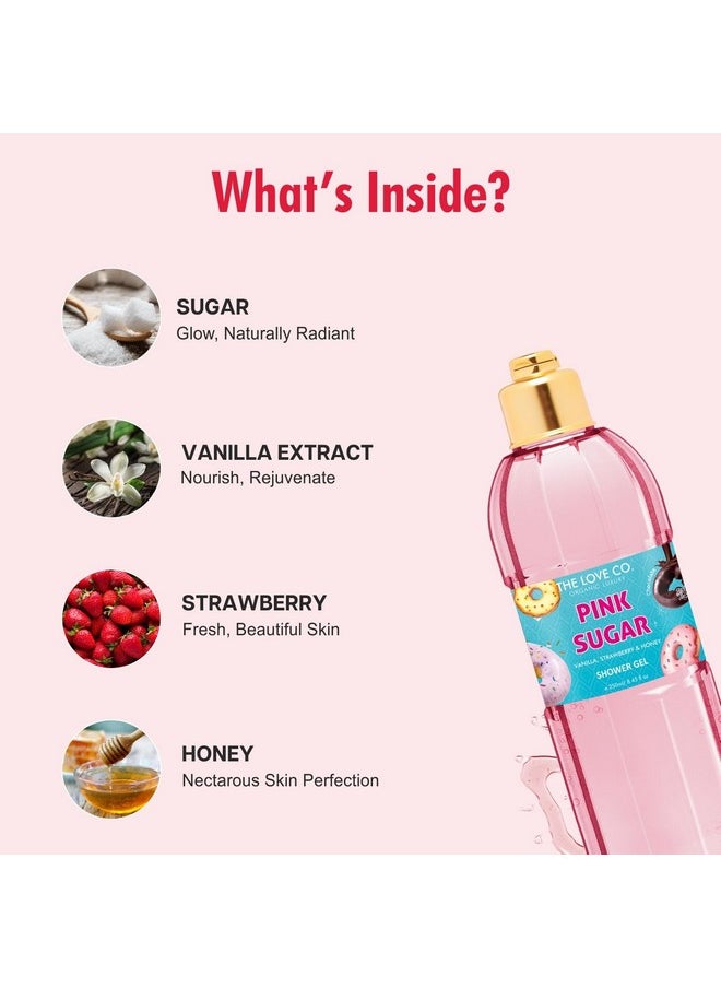 Pink Sugar Body Wash - Body Wash For Women - Shower Gel For Men - Luxury Bodywash - Body Skin Care Products - 250Ml