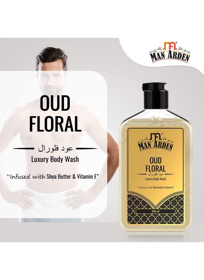 Oud Floral Luxury Body Wash Infused With Shea Butter & Vitamin E, 250Ml