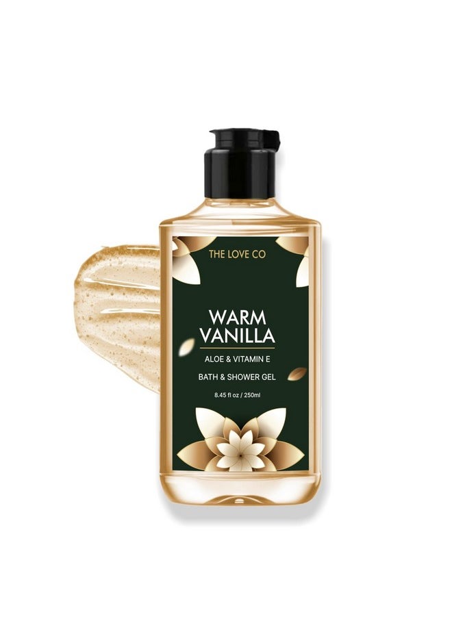 Warm Vanilla Body Wash | Nourishing Vegan Shower Gel For Natural Softness | Perfect For Men & Women - 250Ml