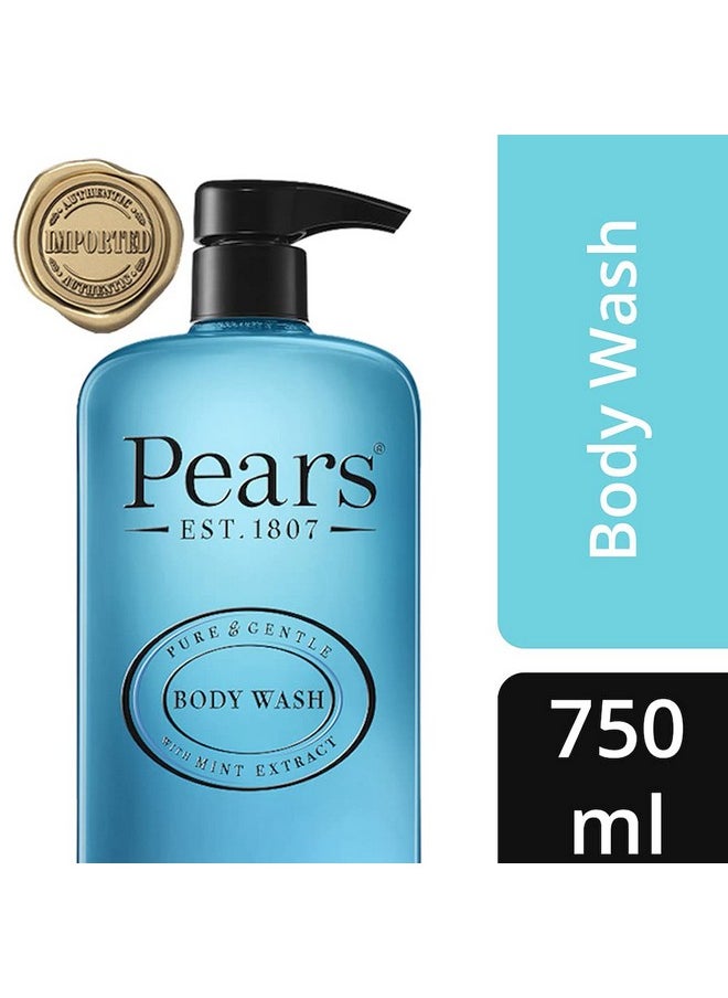 Pure & Gentle Body Wash With Mint Extract, 750 Ml