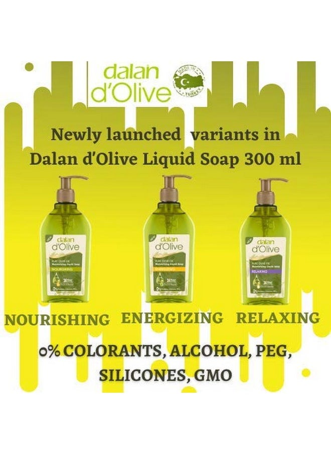 D'Olive Liquid Soap - Relaxing - Olive Oil & Jasmine, 300 Ml