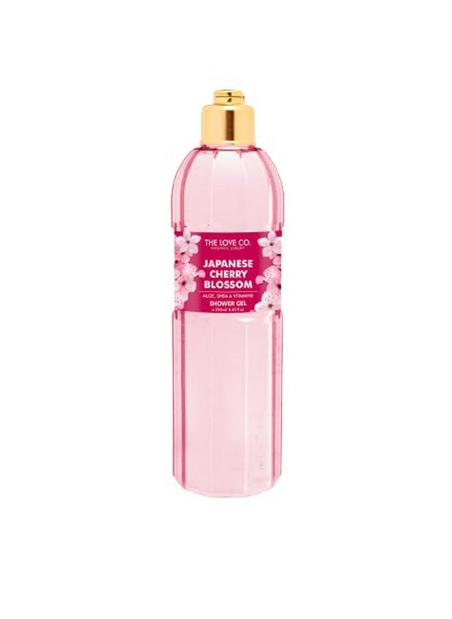 Japanese Cherry Blossom Body Wash + In-Shower Moisturizer For Dry Skin - Anti-Blemish, Even Tone, Suitable For All Skin Types 250Ml