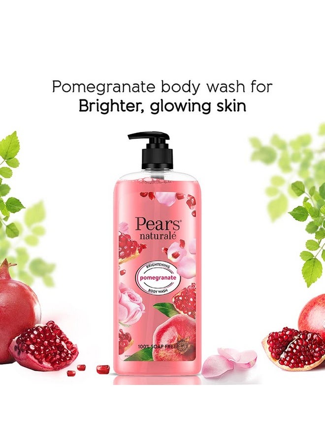 Naturale Brightening Pomegranate Bodywash With Glycerine, Paraben Free, Soap Free, Eco Friendly, Dermatologically Tested, 750 Ml