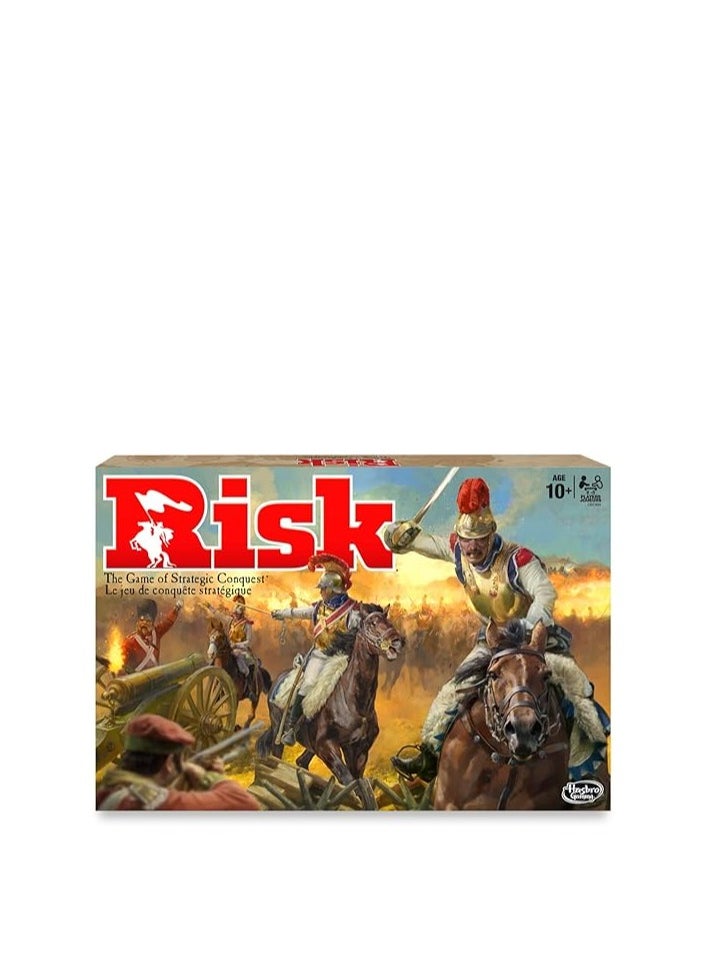 Risk Board Game-Ultimate Strategy Conquest with 300 Figures and 12 Secret Missions-Fun for Teens Adults and Family-Ages 10Plus-Ideal Gift