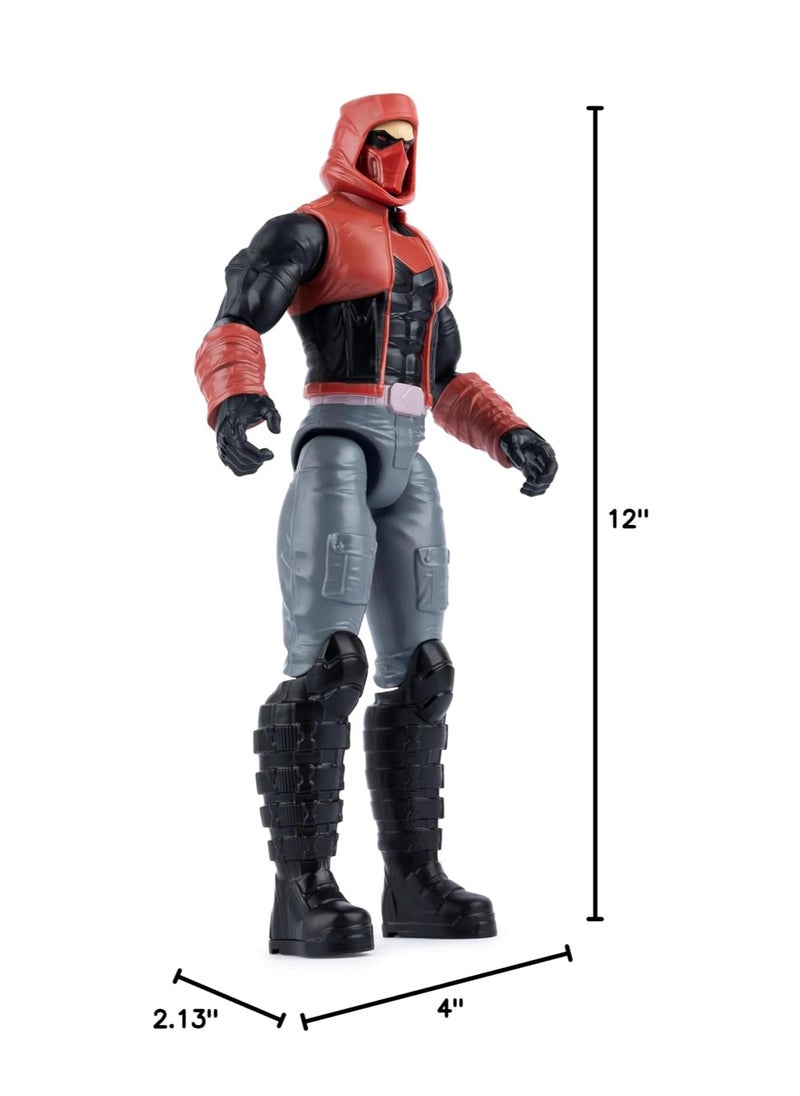 Batman 12-inch Red Hood Action Figure, Kids Toys for Boys and Girls Ages 3 and Up