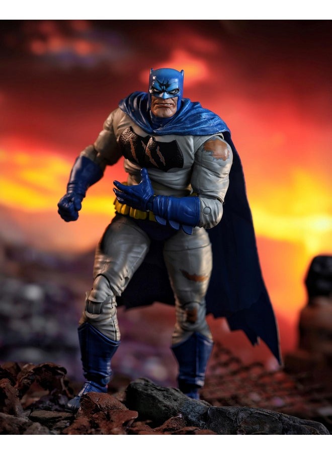 - Dc Multiverse Batman Battle Damage Blue (The Dark Knight Returns) 7In Figure Mcfarlane Collector Edition #21