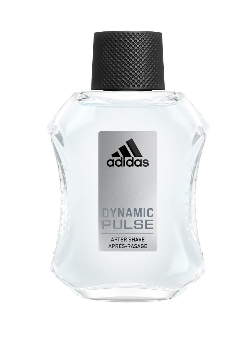 Dynamic Pulse Aftershave 3.3 fl oz (Pack of 1), Notes of Mint, Apple, and Wood, Men's Fragrance, Long Lasting, Sporty Fragrance, Travel Size 3.3 fl ozFluid Ounce