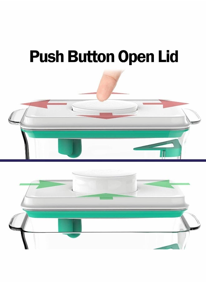 Baby Milk Powder Dispenser, Portable Milk Powder Food Storage Containers with Lid New Born Milk Powder Box