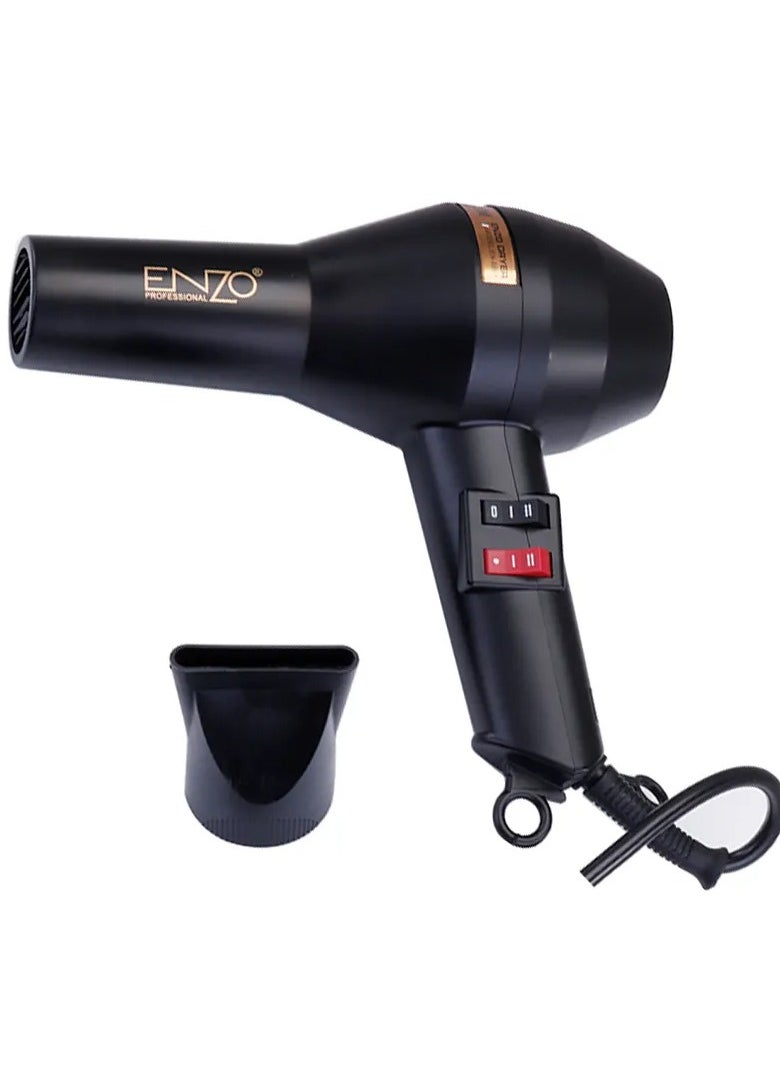 ENZO EN-8891 2024 Professional Salon Hot and Cold Air Hairdryer Negative Ionic Blow Dryer Powerful Hair Dryer