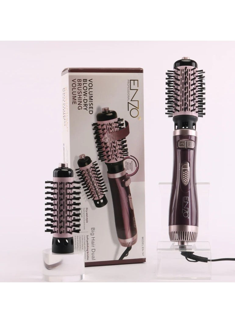 ENZO EN-747 Professional Hair Clipper with Precision Blades – 2-in-1 Grooming Tool for Hair & Beard Styling