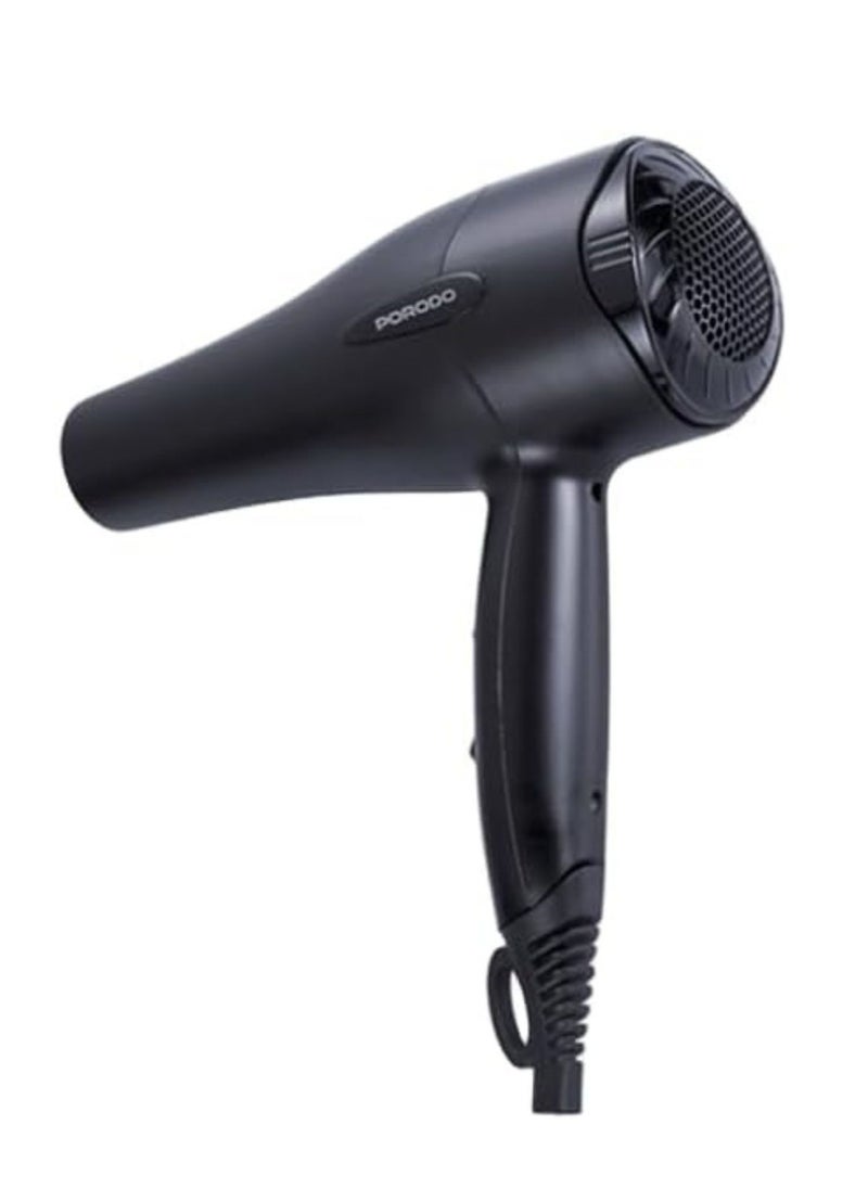 1200W Hair Dryer / Negative Ion / No Freeze Hair Dryer / Overheat Protection / Powerful Airflow /Hot & Cool/ Even Heat Distribution - Black