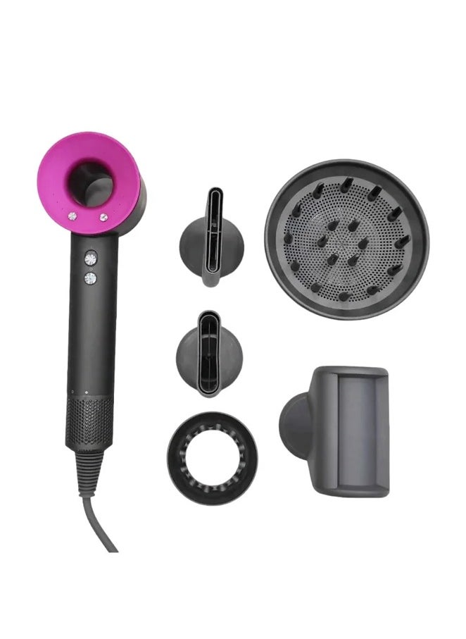 Hair dryer 5 in 1 salon Electric Hair Dryer, The Ultimate Leafless Hair Dryer Set