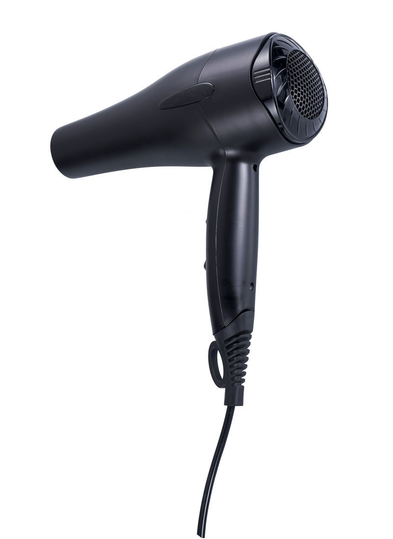 1200W Hair Dryer / Negative Ion / No Freeze Hair Dryer / Overheat Protection / Powerful Airflow /Hot & Cool/ Even Heat Distribution - Black