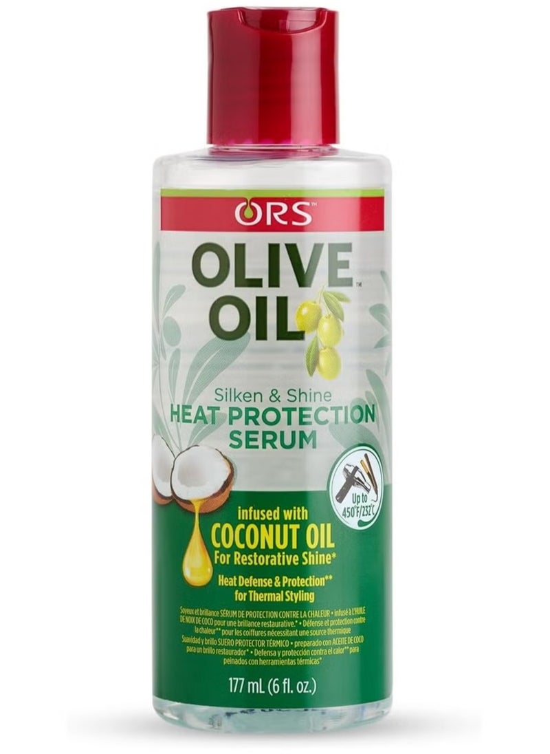 Olive Oil Heat Protection Hair Serum, 6oz