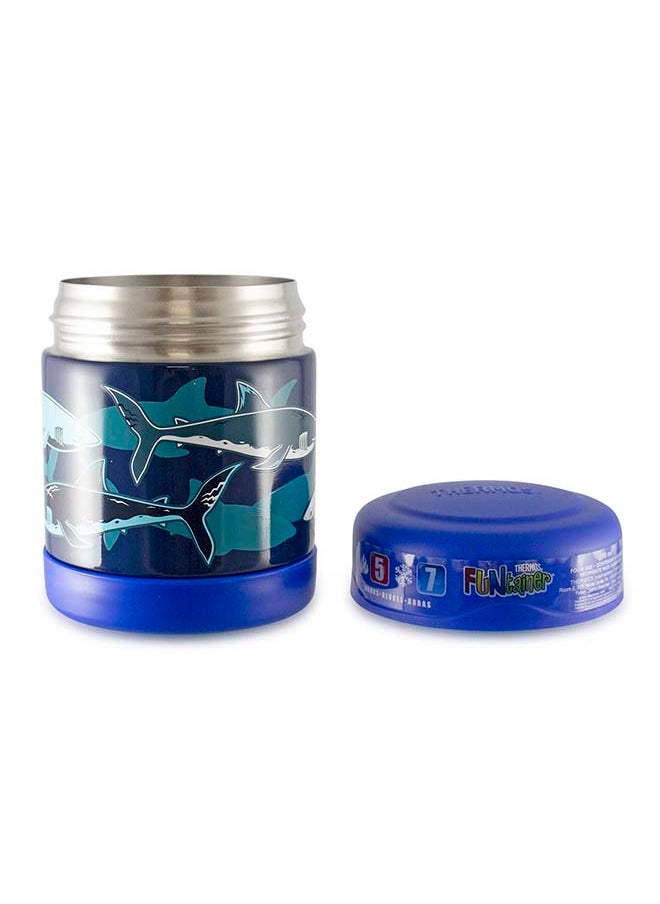 Stainless Steel Vacuum Insulated Food Jar With Leak-Proof Lid- Sharks