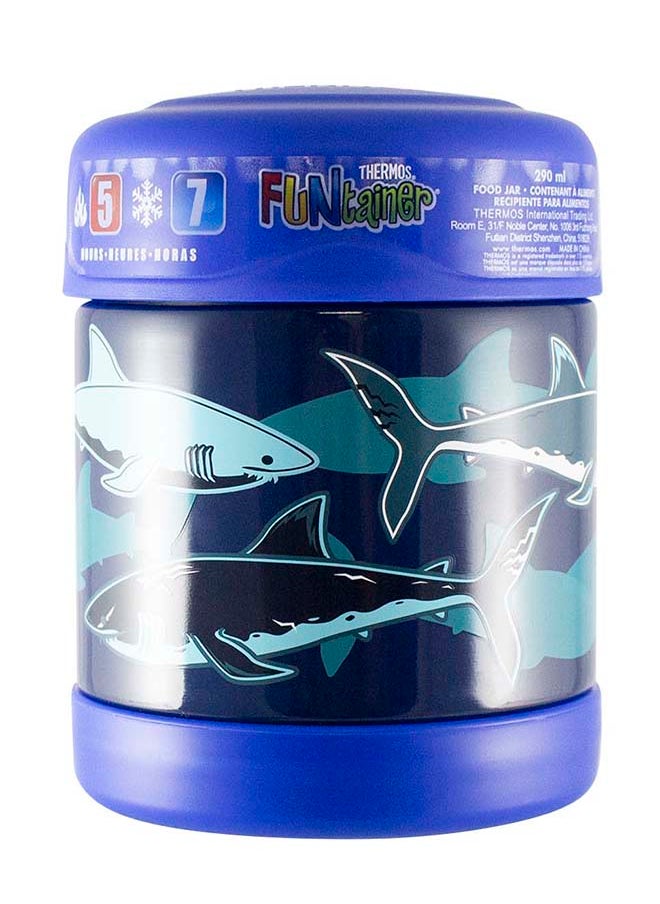 Stainless Steel Vacuum Insulated Food Jar With Leak-Proof Lid- Sharks