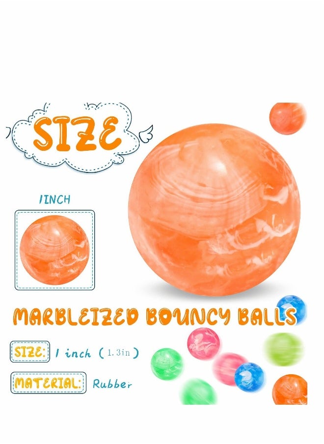 Bouncy Ball, ICY Kids, 25 pcs Neon High Bouncing Balls, Birthday Party Favors, Goodie Bag Fillers, Fun Assorted Colors for Game Prizes Vending Machines