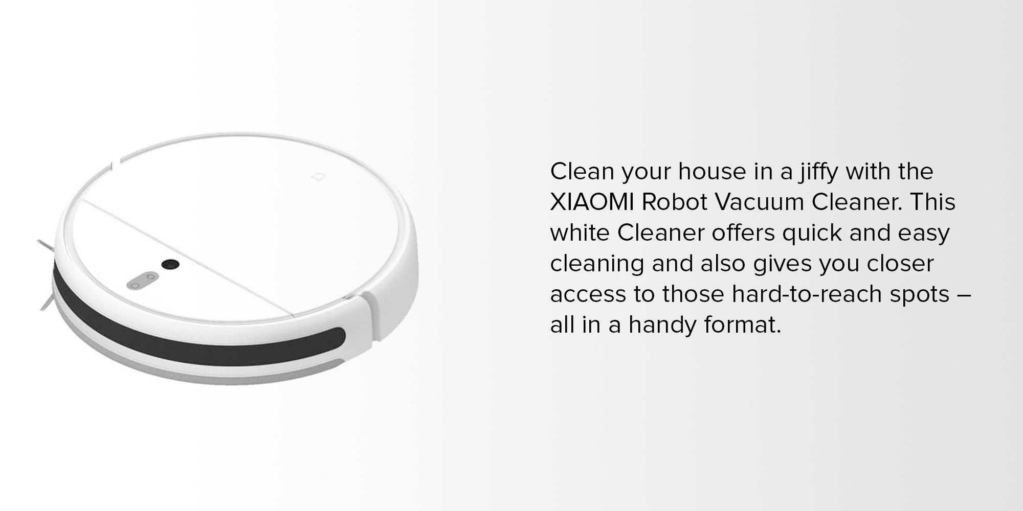 Robot Vacuum Mop Cleaner 40 W STYTJ01ZHM White