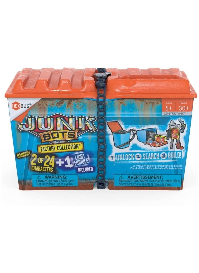 HEXBUG JUNKBOTS Factory Collection Alley Dumpster, Surprise Toys in Every Box LOL