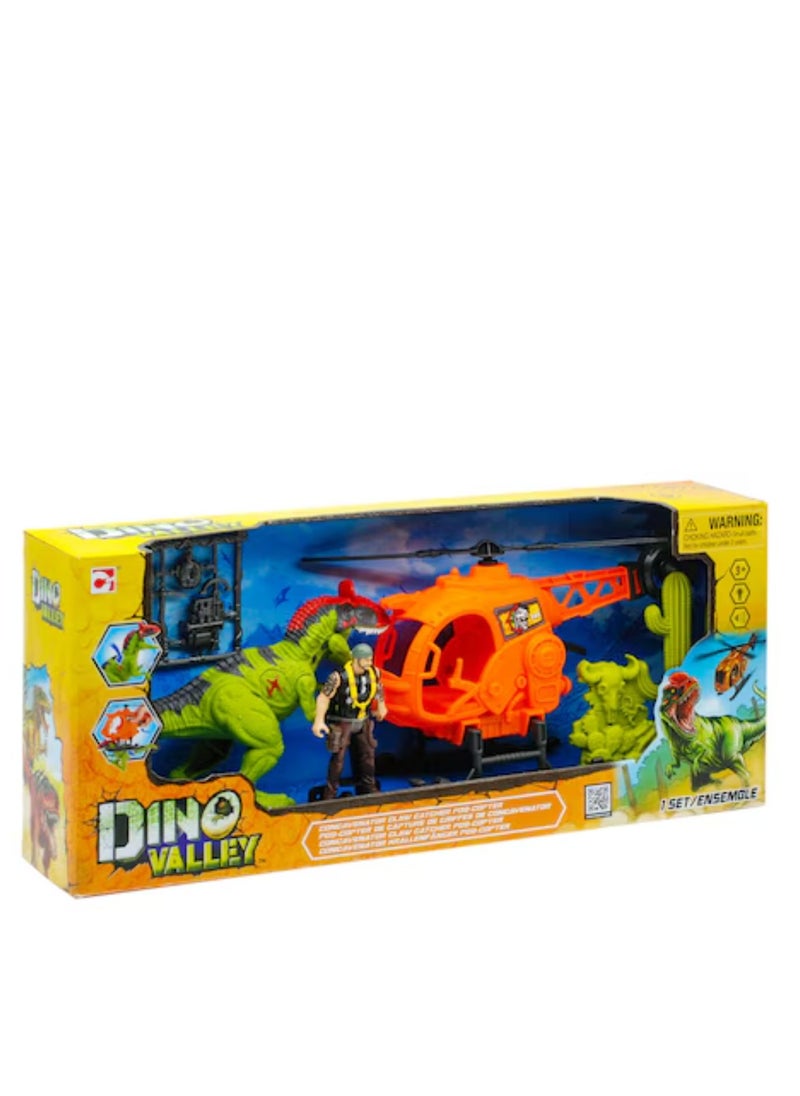 Dino Valley L&S Concavenator Claw Podcopter Playset