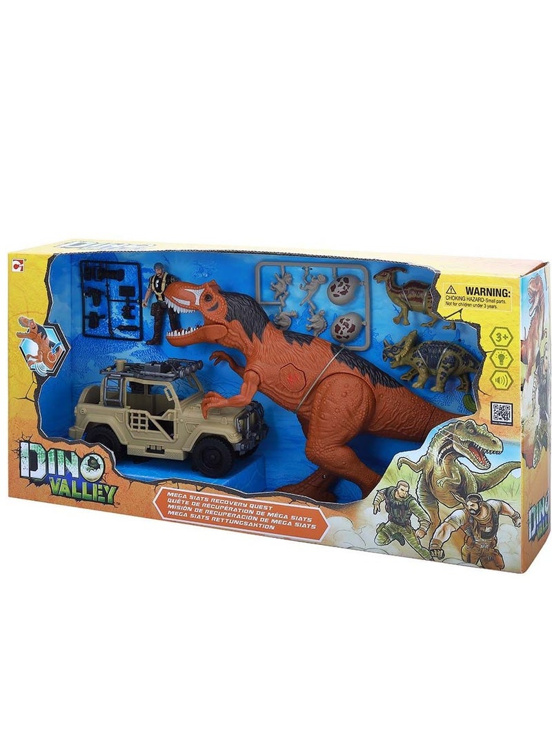 Dino Valley Mega Siats Recovery Quest Playset