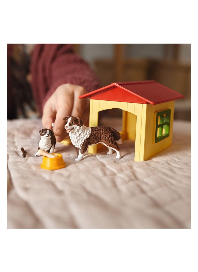 Schleich- Play Figure Set Farm World Dog House