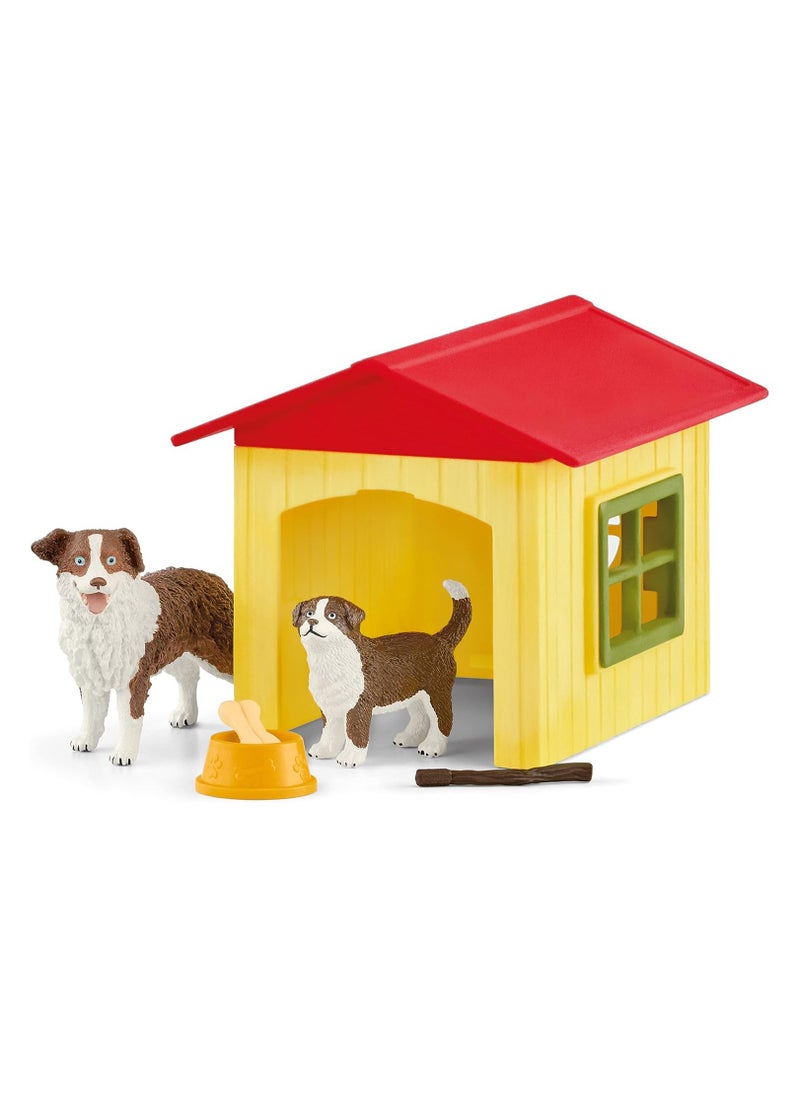 Schleich- Play Figure Set Farm World Dog House