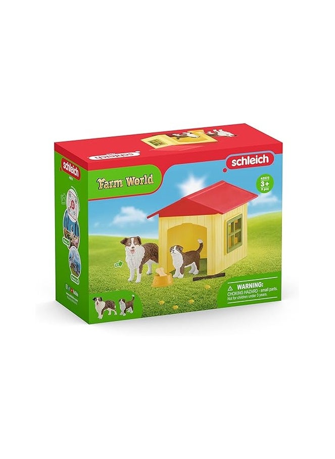 Schleich- Play Figure Set Farm World Dog House